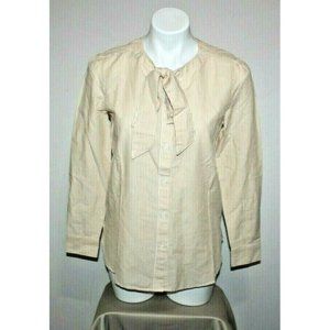 NWT DOCKERS Womens Striped Blouse Top Size S